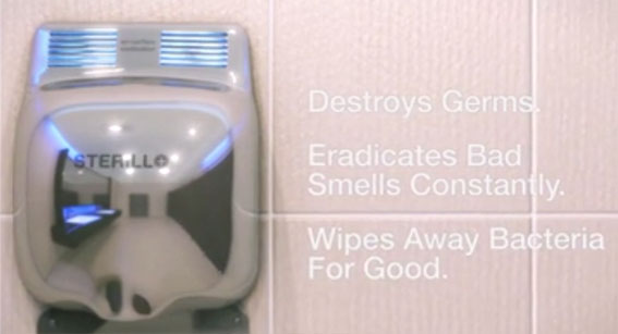 Sterillo Hand Dryer cleans air