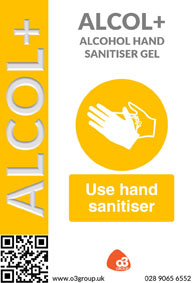 Alcol+ Alcohol Hand sanitiser gel