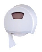 Primo Mini Jumbo Toilet Roll Dispenser - White