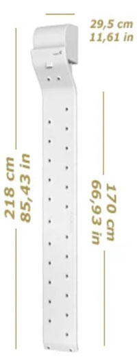 Valiryo Body Dryer Dimensions